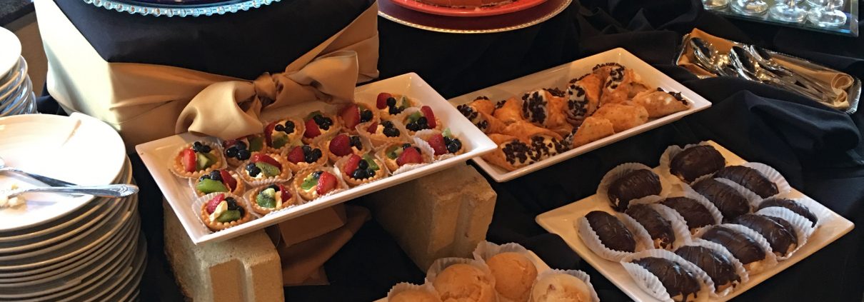 A table with delecious food