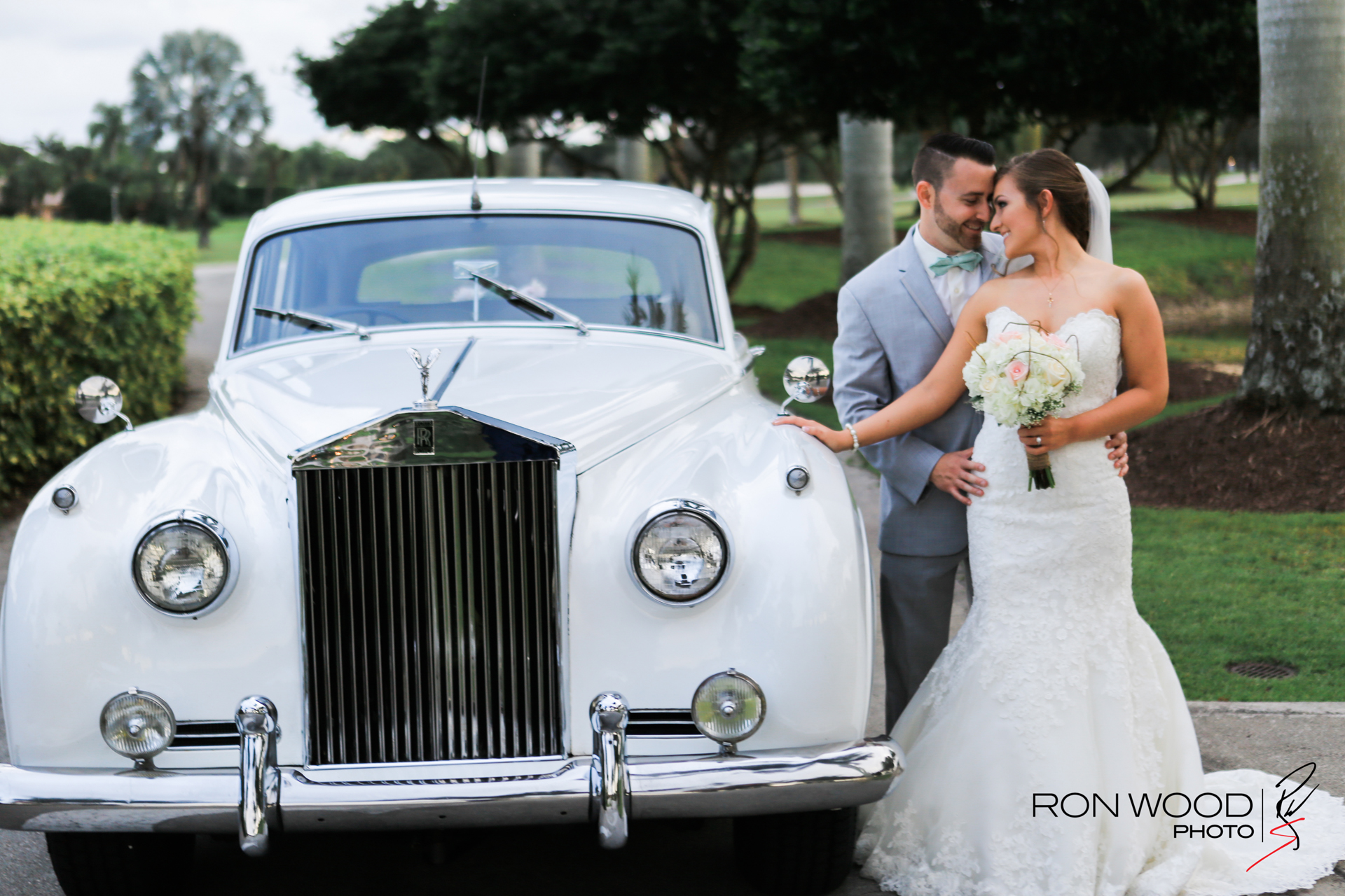 A couple outside the car